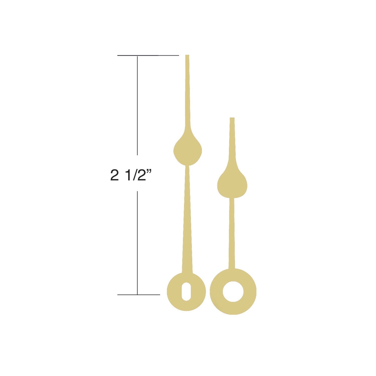 Press-On Movements, Length 2-1/2