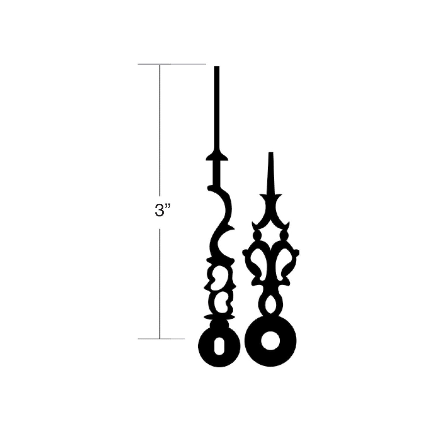 Press-On Movements, Length 3