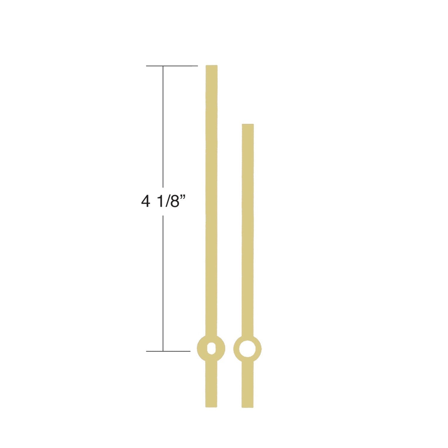 USA Made Hour & Minute Hands (Length 4 1/8