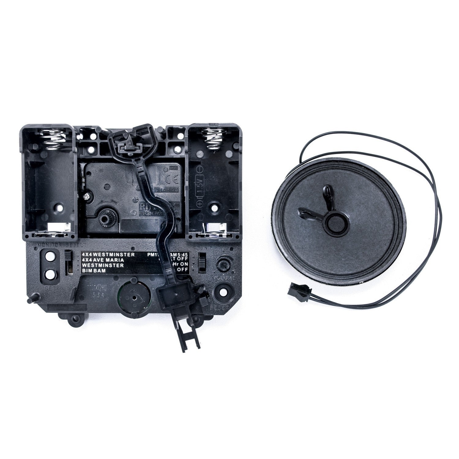 Quad Chime Pendulum Movement with Remote Speaker