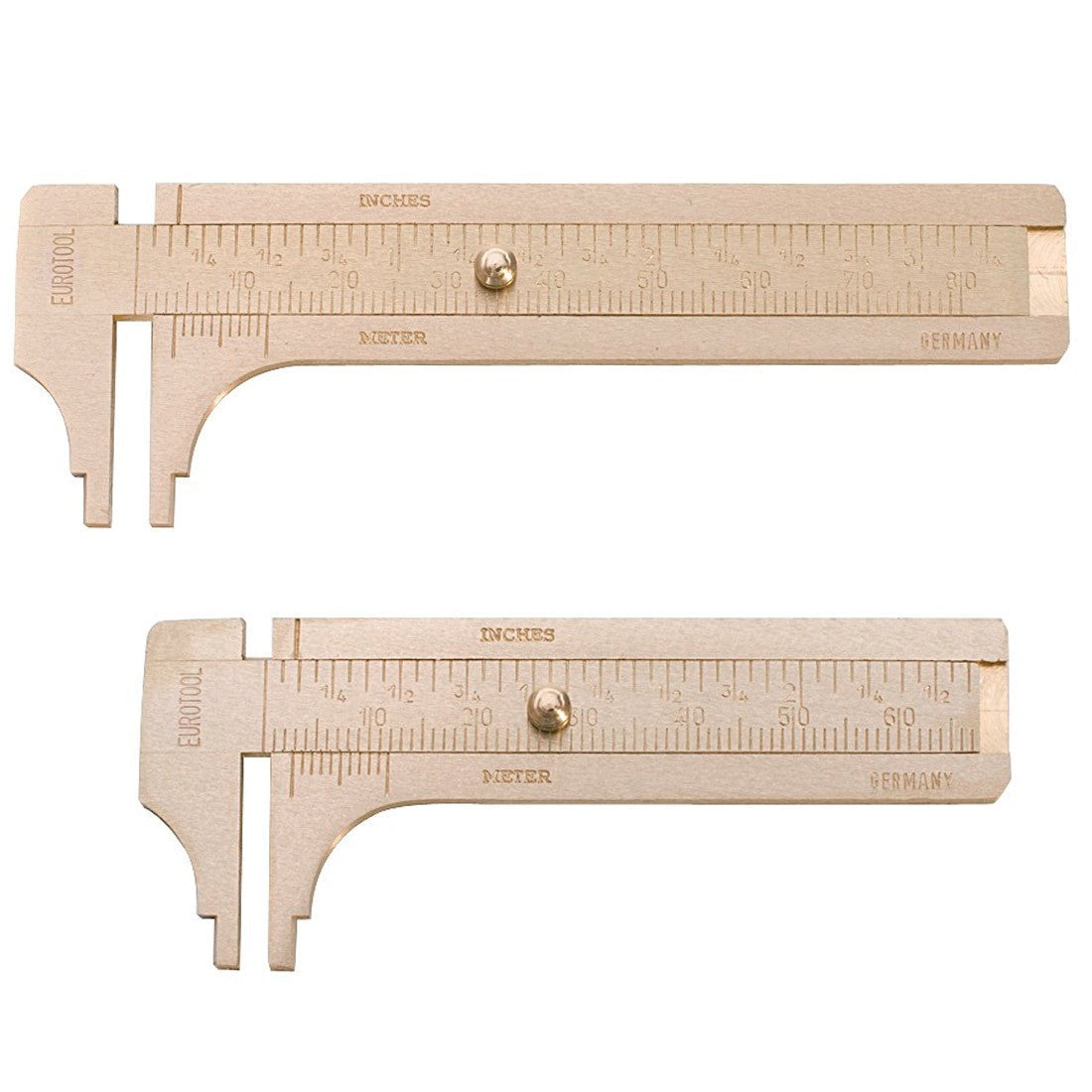 Pocket Sliding Brass Gauge (Made in Germany)