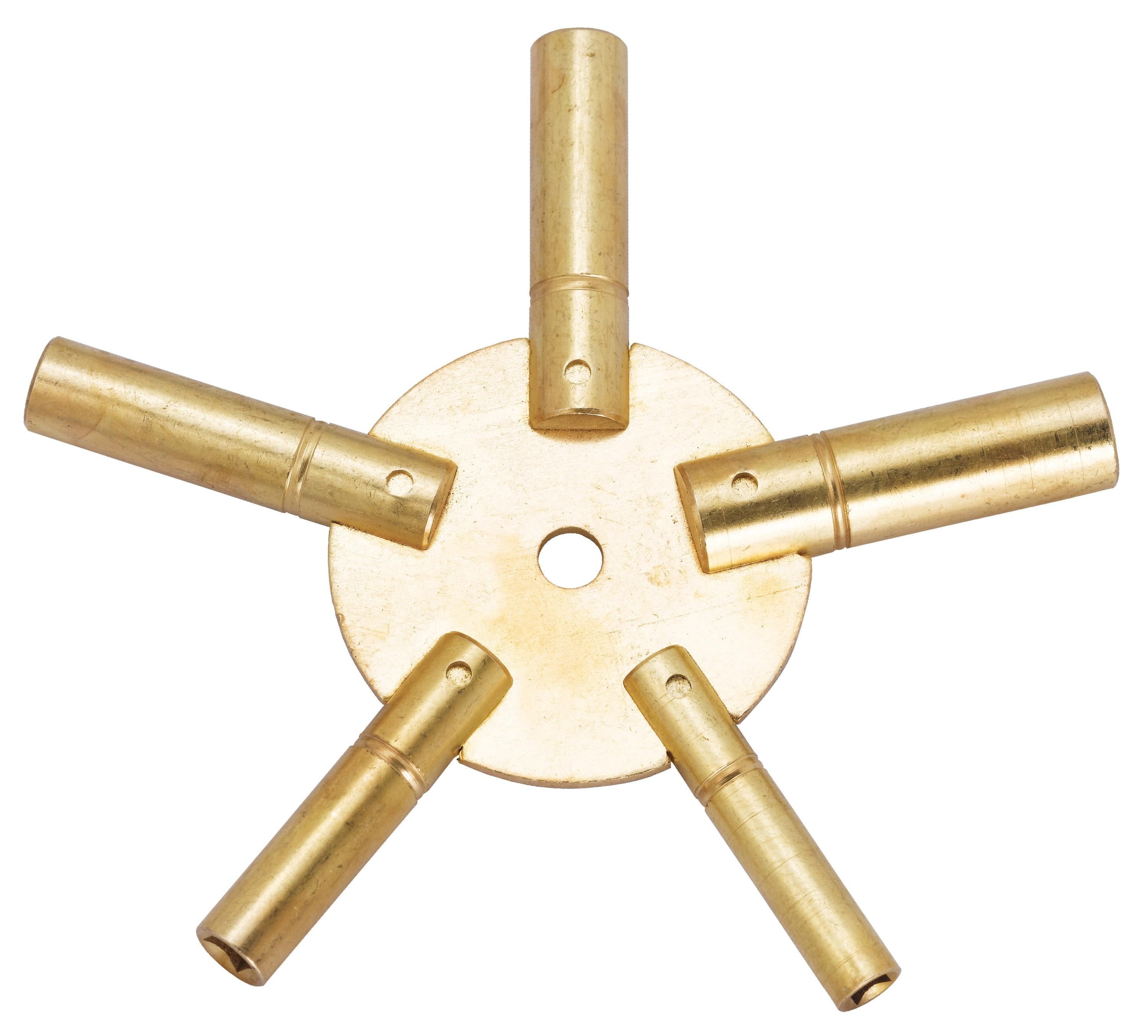 5 Prong Pocket Watch Keys