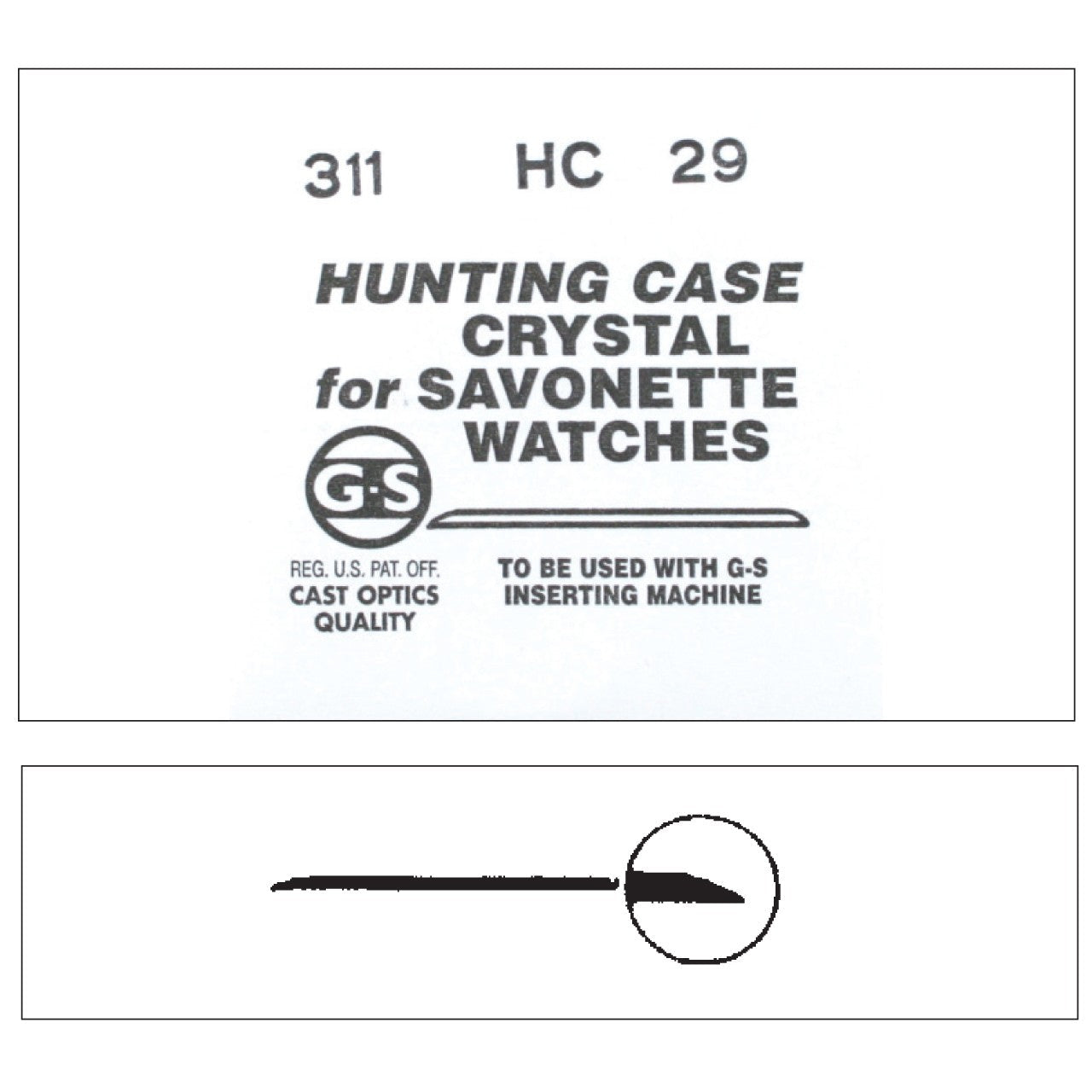 HC (G-S) Hunting Case Crystals