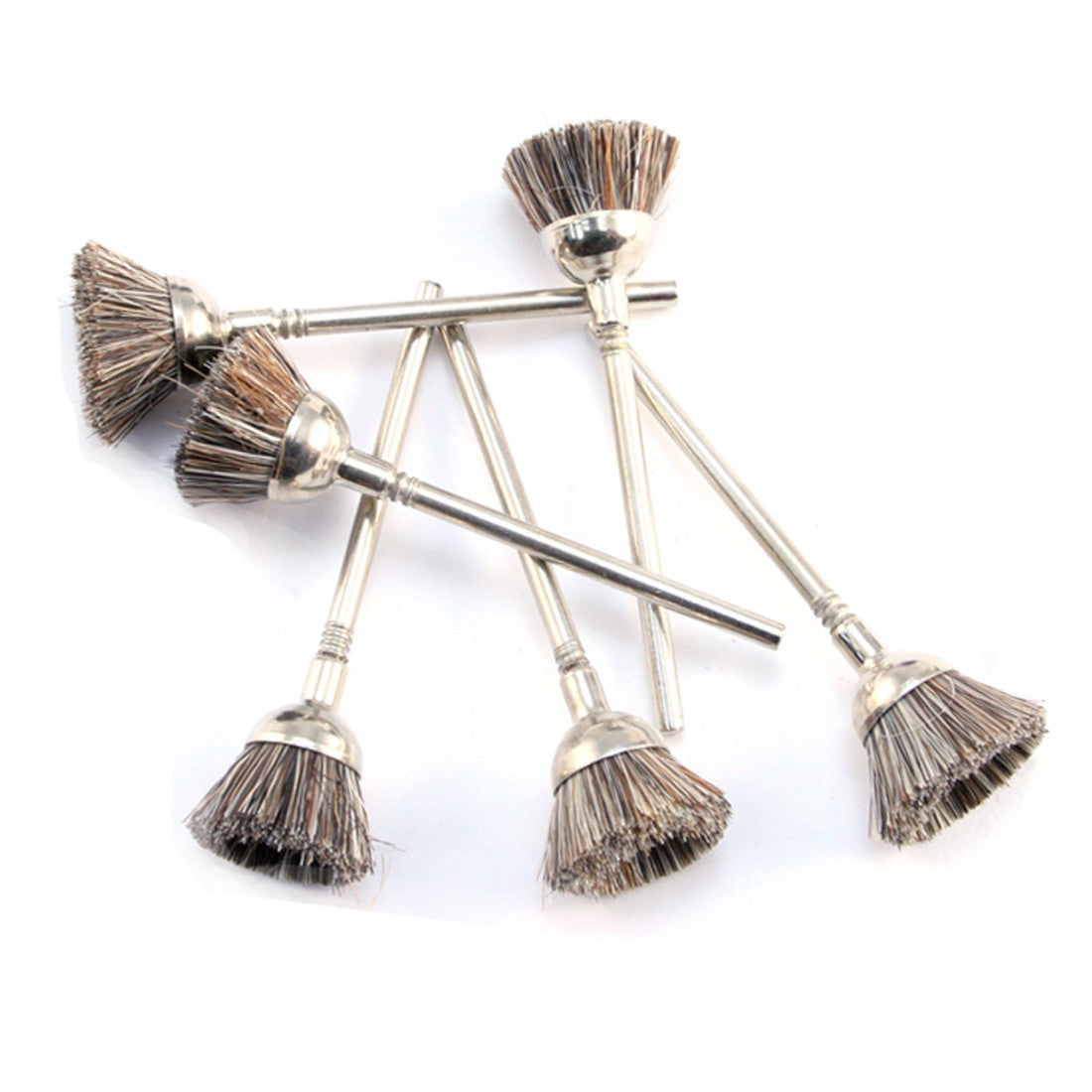 Cup Brushes on Mandrel