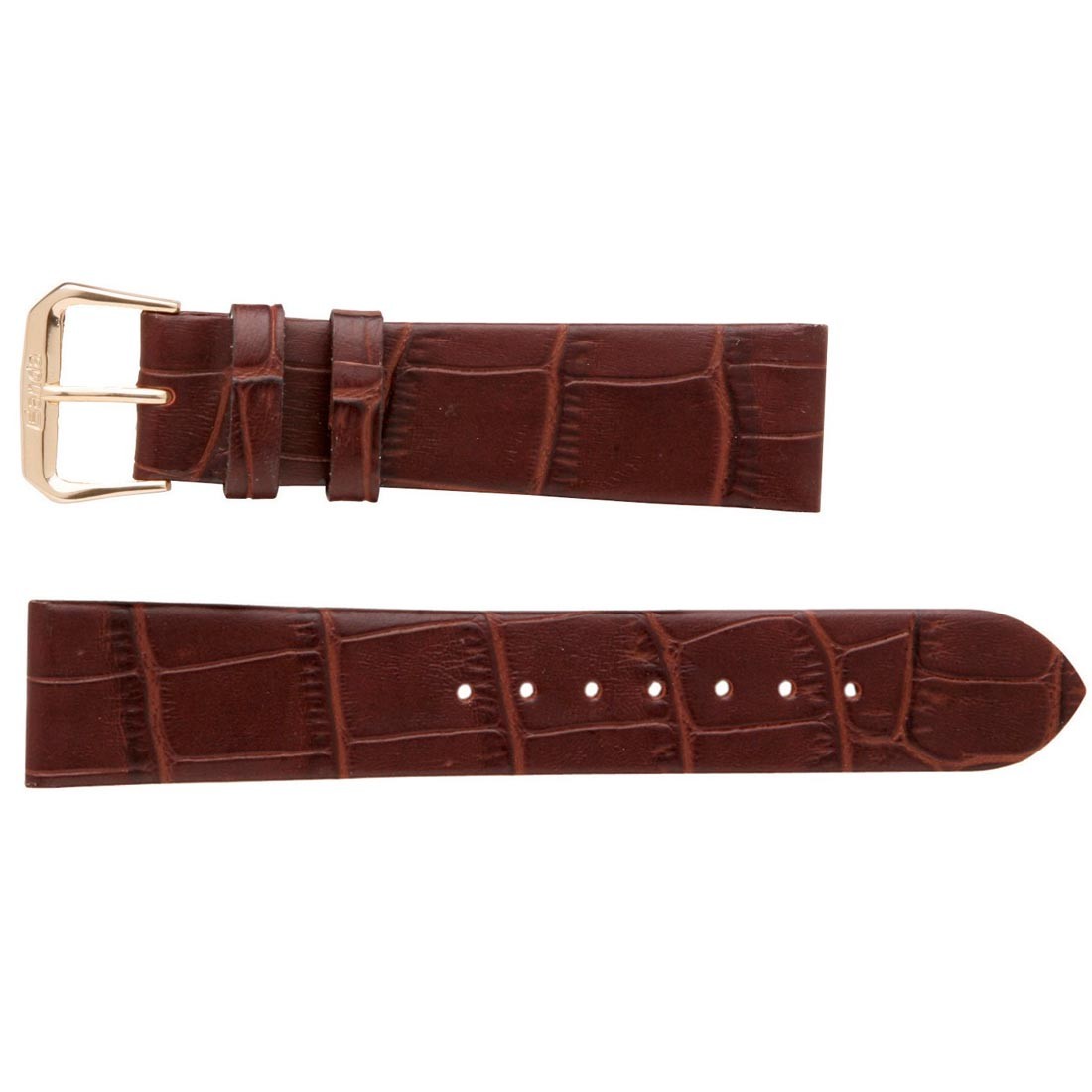 Banda No. 101 Alligator Grain Fine Leather Straps (10mm~22mm)
