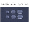 Mineral Glass Date Lens