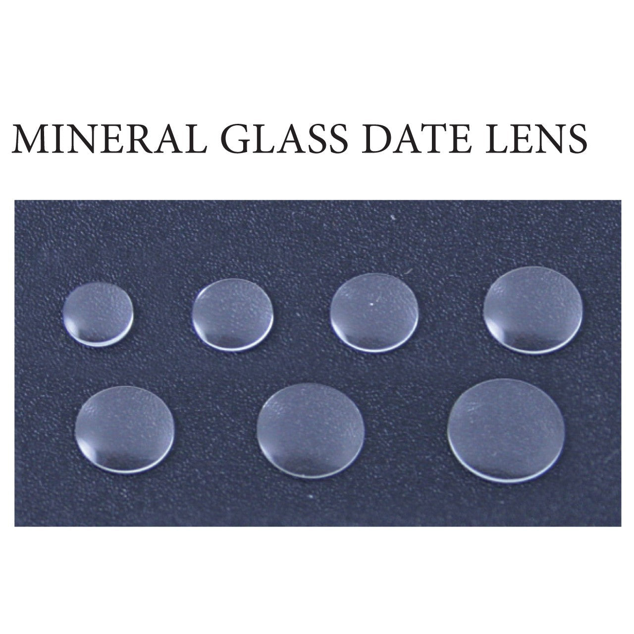 Mineral Glass Round Date Lens