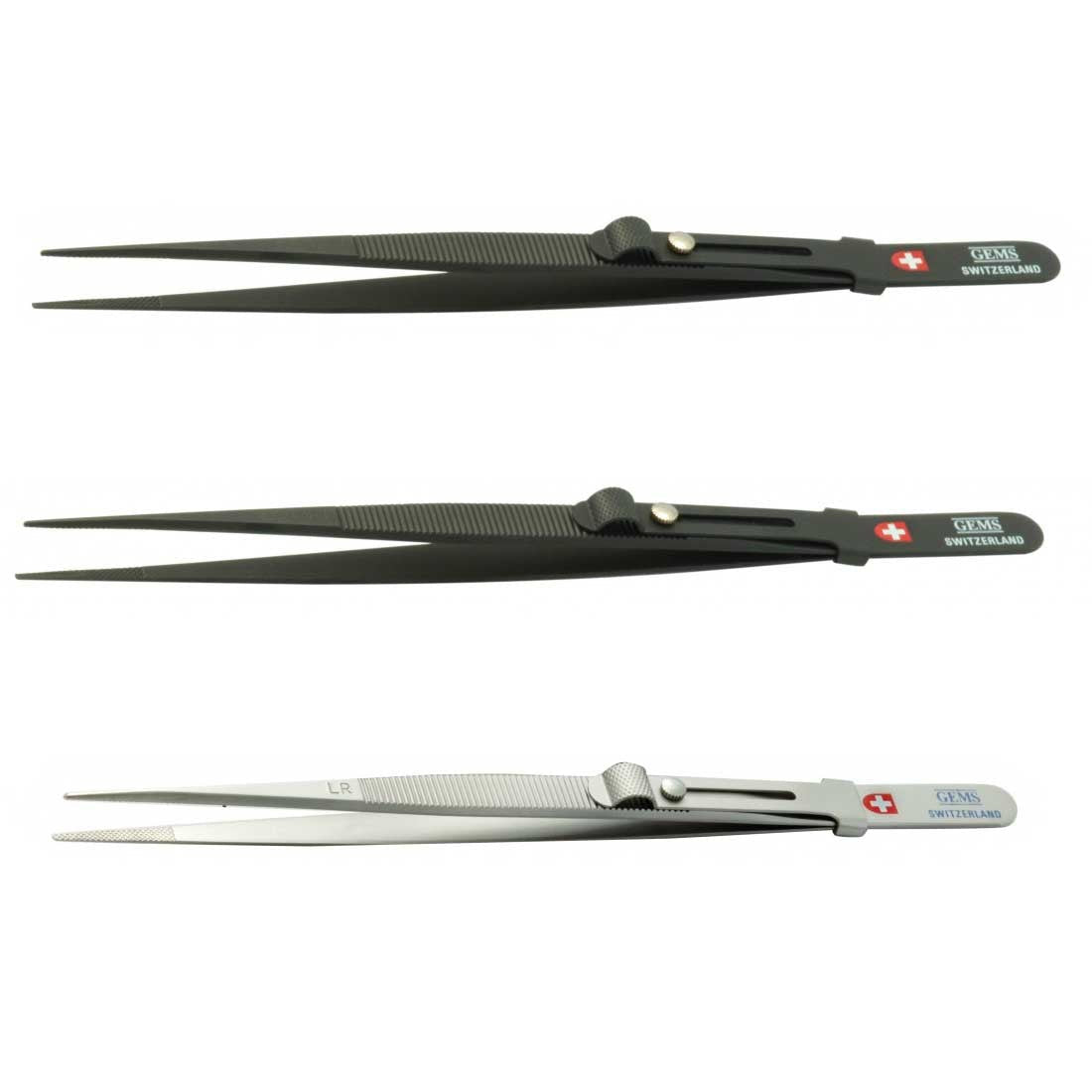 Diamond Slide-Lock Tweezers