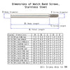 SP-370, Bracelet Screw Pins (36 Pieces)