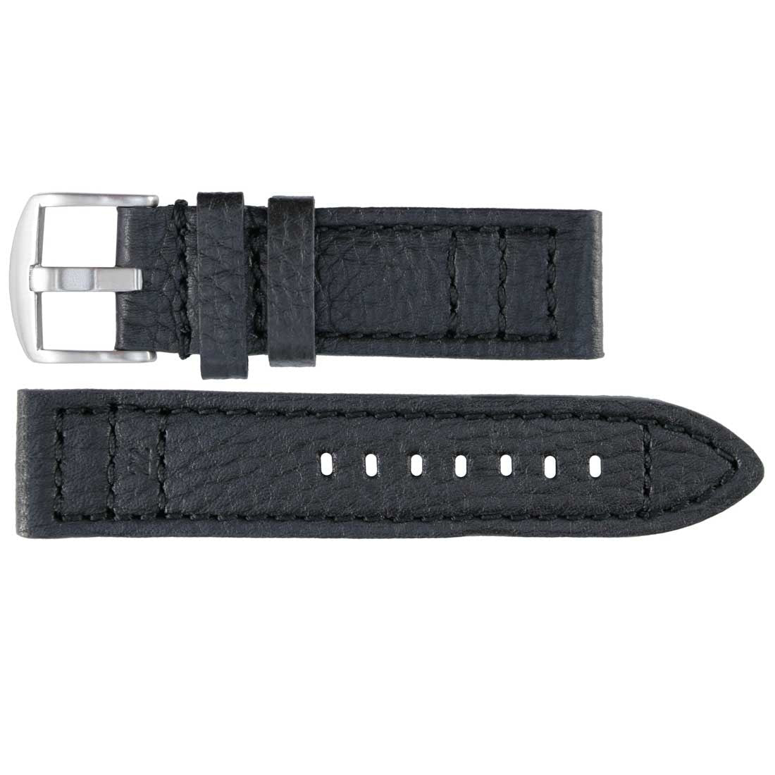 Banda No. 349 Buffalo Grain Fine Leather Straps (18mm~24mm)