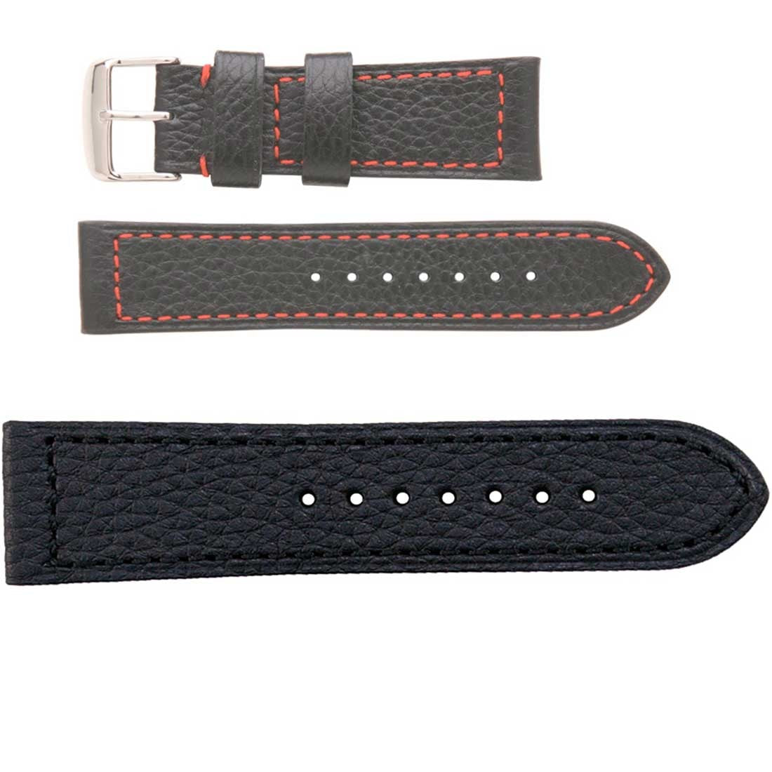 Banda No. 347 Buffalo Grain Fine Leather Straps (18mm~28mm)
