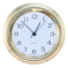 Clock Inserts 35mm (1 3/8") Yellow Bezel, White Arabic Dial