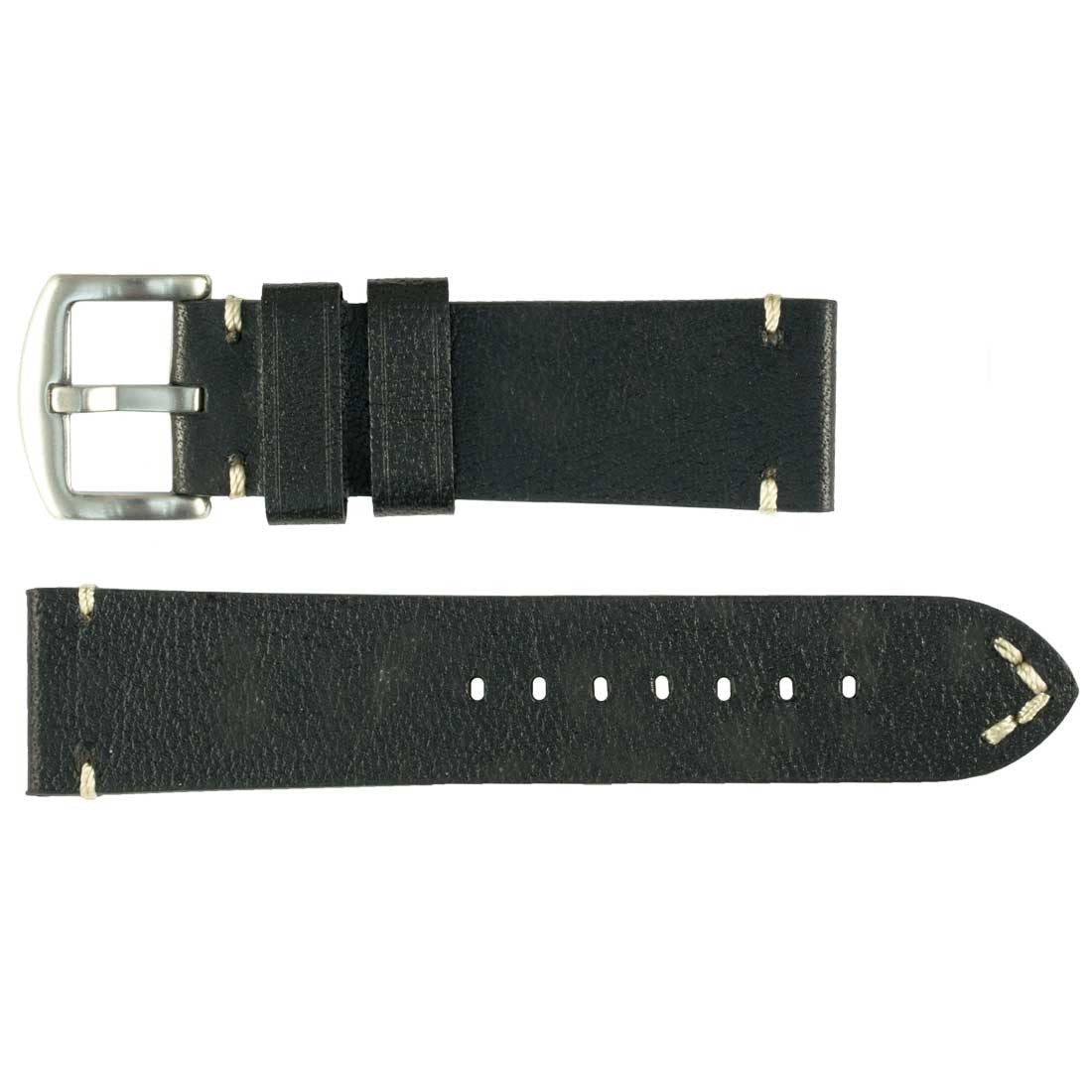 Banda No. 315 Vintage Watch Straps with Hand-sewn Stitching (20mm, 22mm and 24mm)