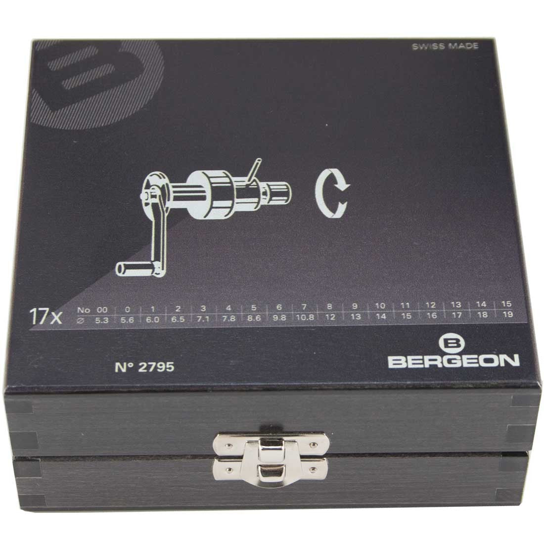 Bergeon 2795 Assortment of 17 Mainspring Winders