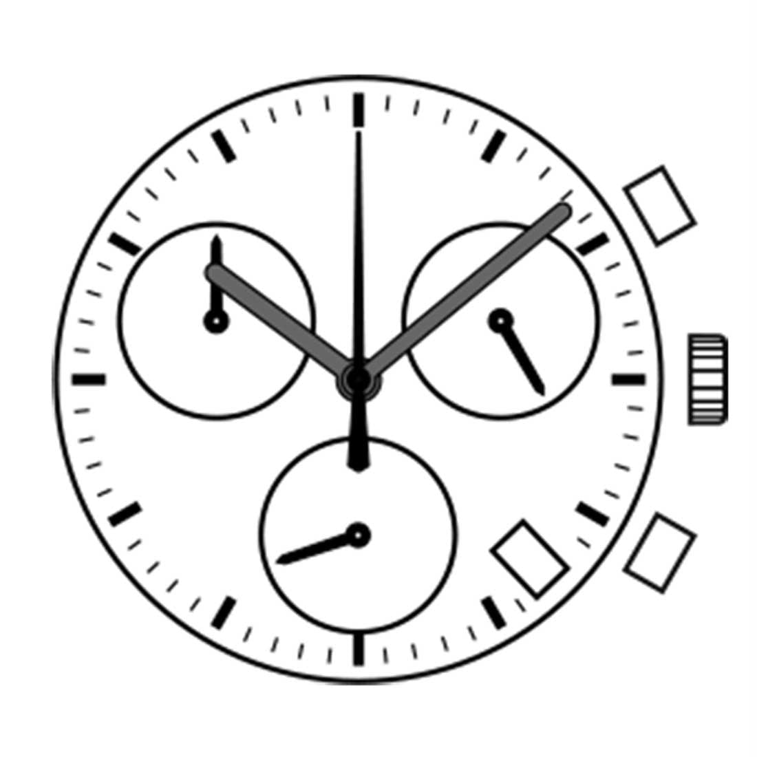 Hattori VK68 Japan Quartz Movement Ht. 7.50MM