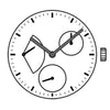Hattori VD87 2 Hands Japan Quartz Movement (Various Heights)