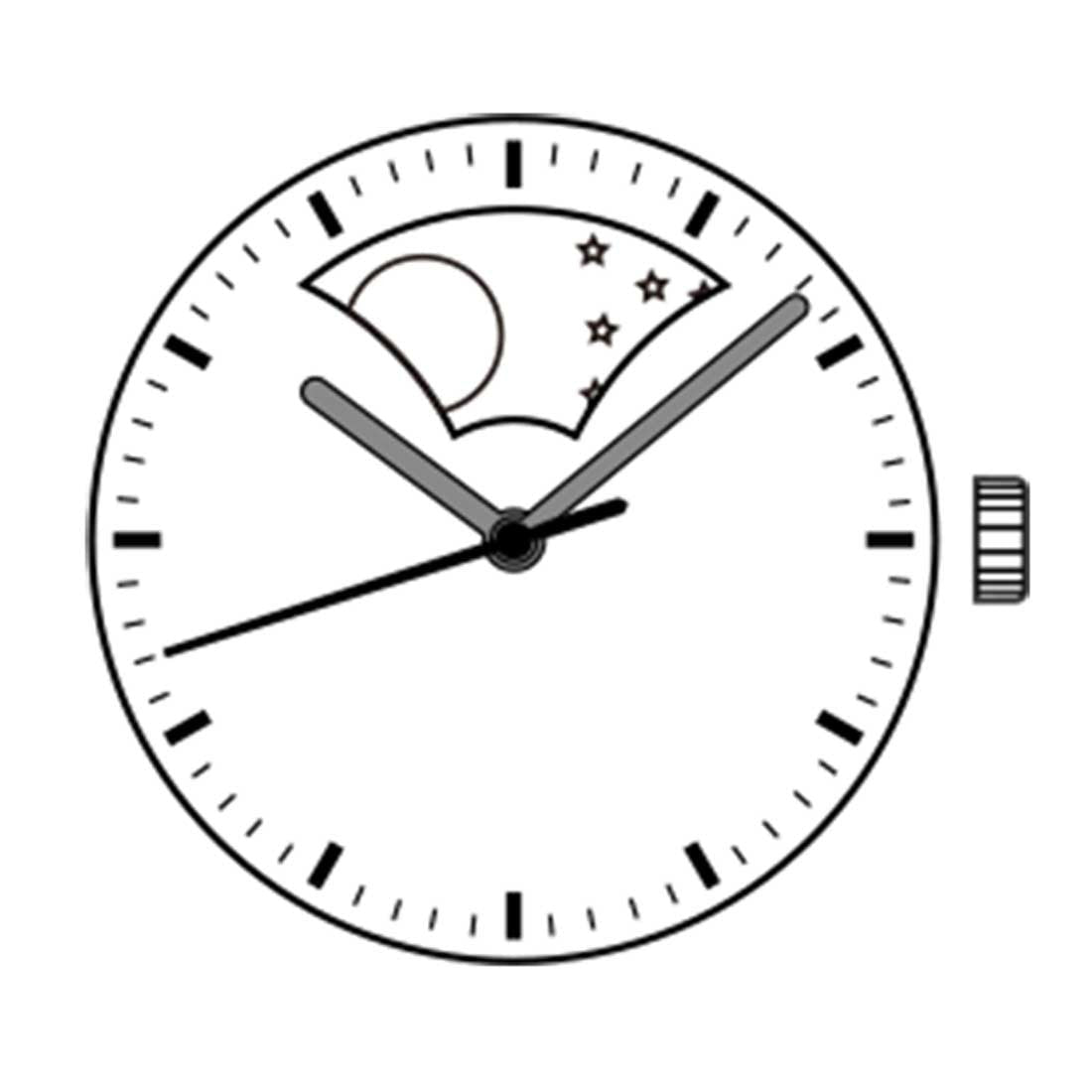 Hattori PC29 Japan Quartz Movement HT 6.10MM