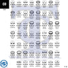 G-S OVAL (CO) CYLINDER FANCY CRYSTALS - PLASTIC FLAT LOWER EDGE