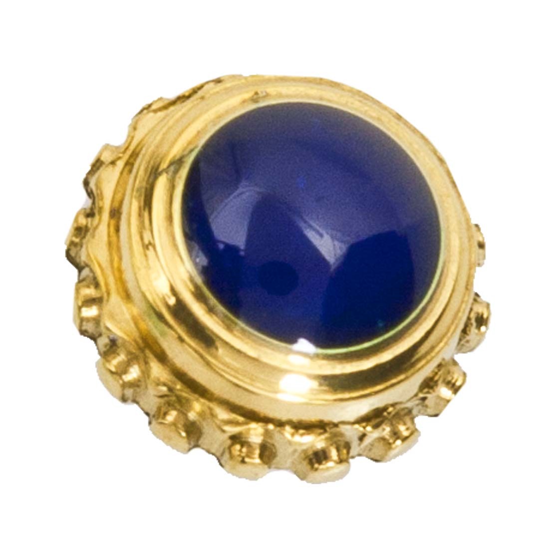 Replacement Crown for Cartier 4.35mm with Blue Stone