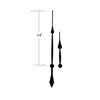 High-Torque Movement, Black, Length 14"