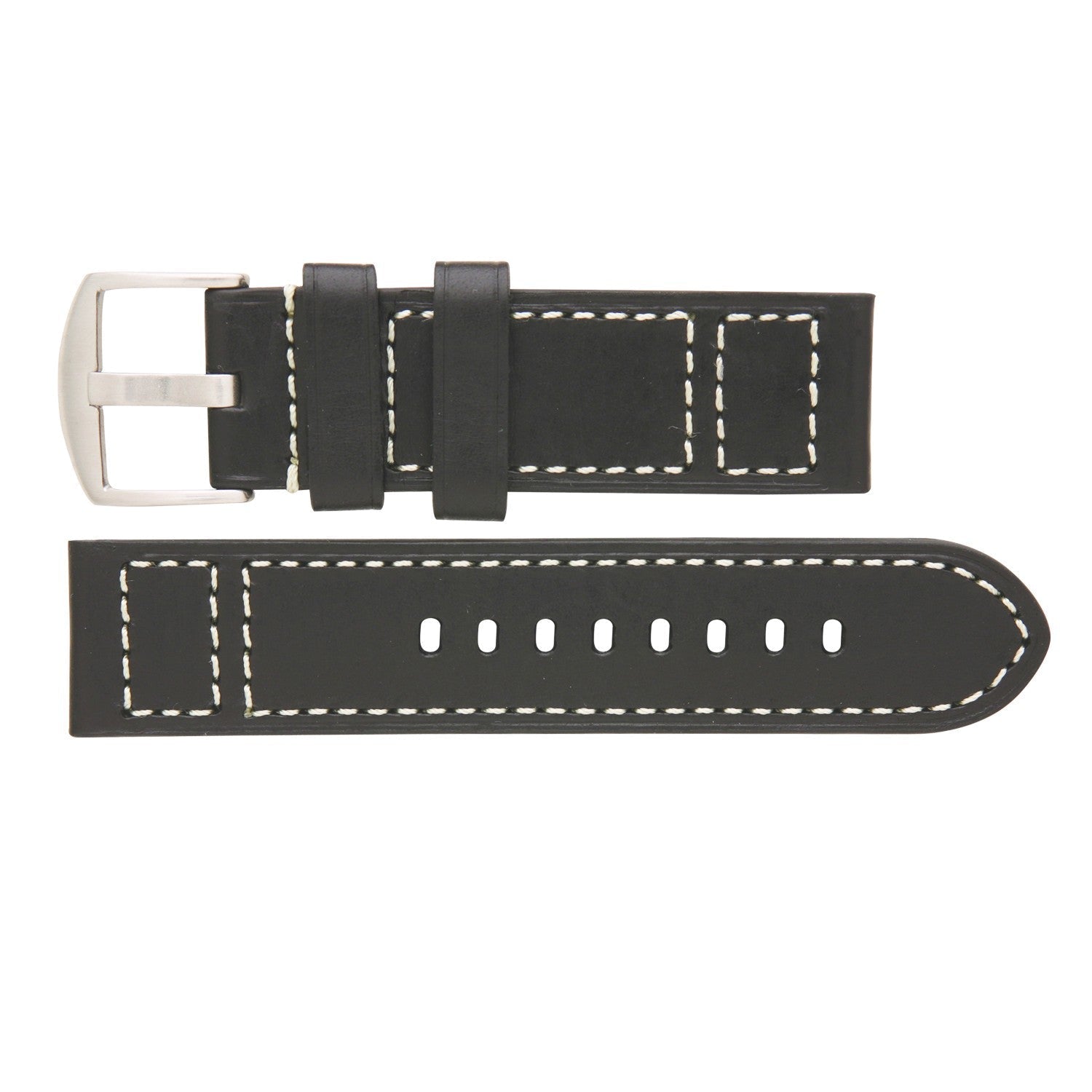 Banda No. 319 Cowboy Stripe Fine Leather Straps (18mm~24mm)