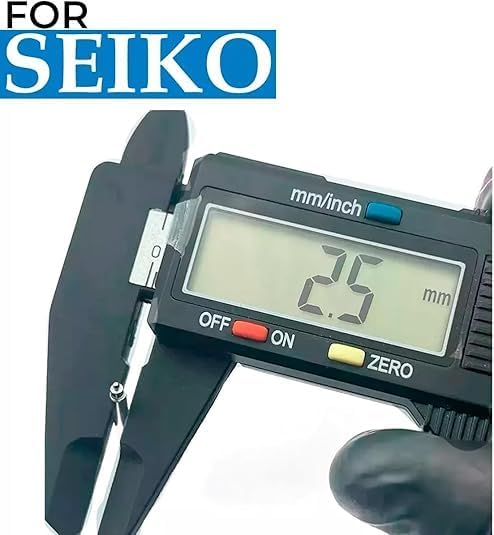 2.5mm Thickness Stainless Steel Fat Spring Bars for Seiko Divers Watch Strap (Pack of 2)