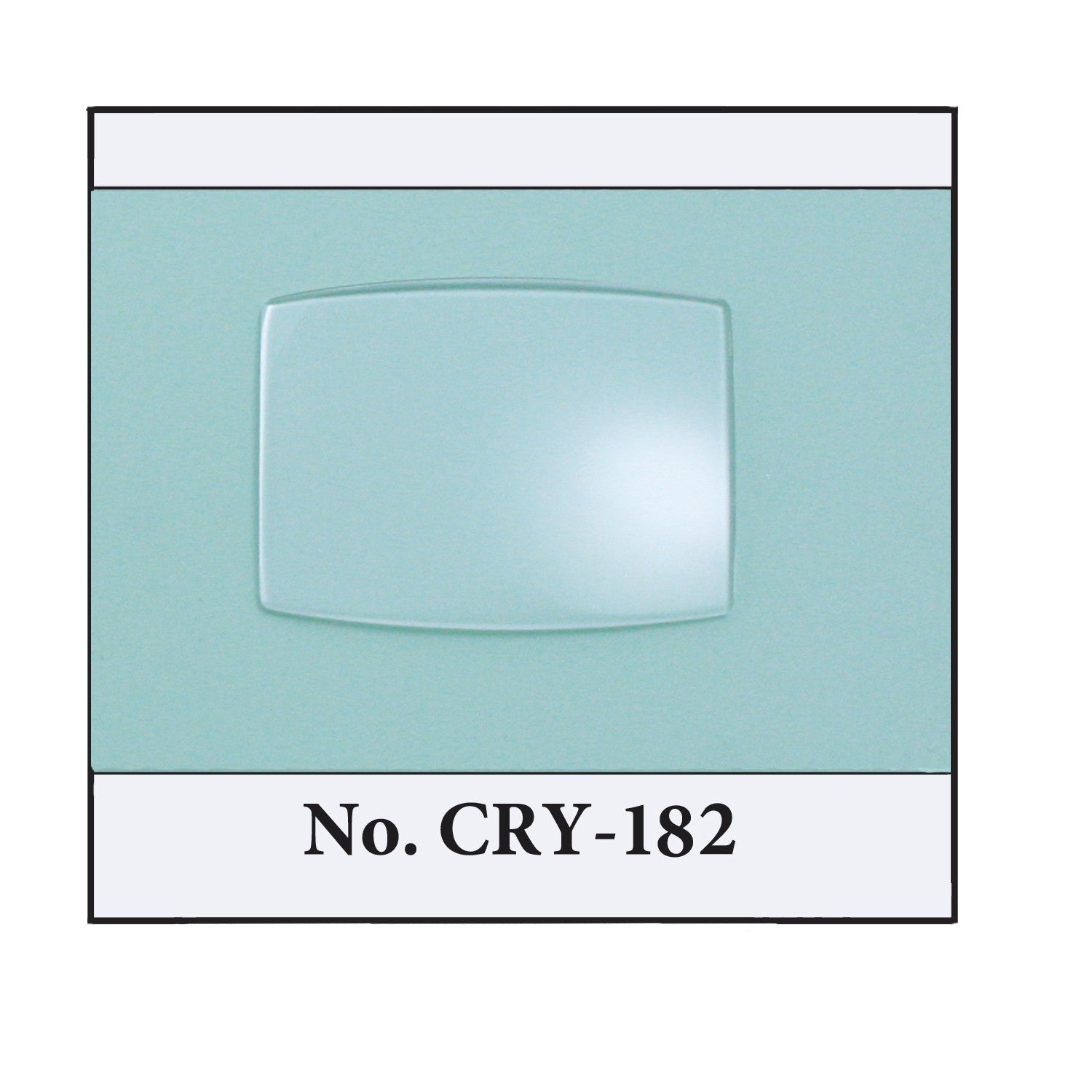 Generic Mineral Glass Crystals to fit Piaget Crystal (23.2 x 26.1 x1.0mm) Height: 1.9mm