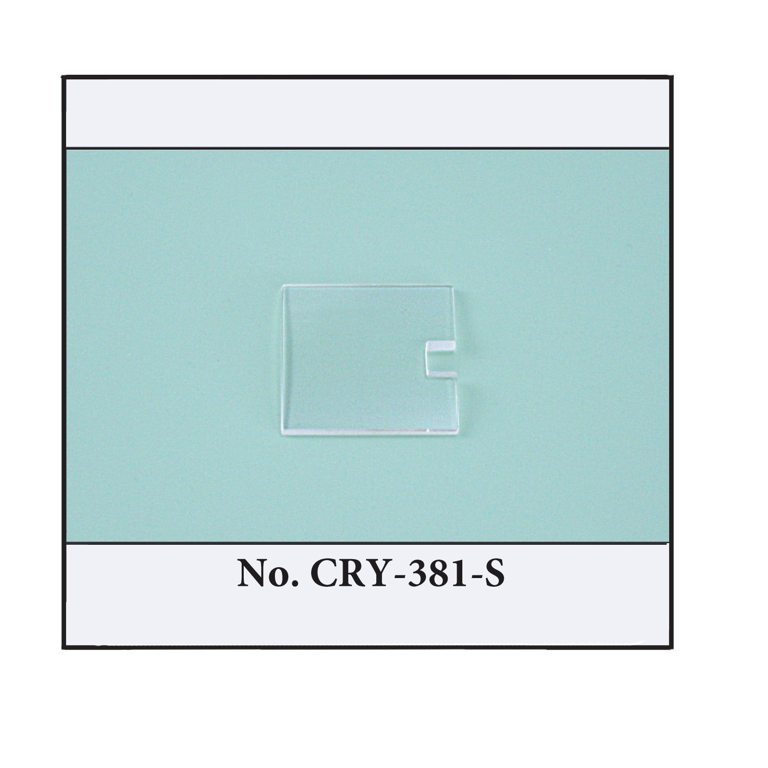 Generic Sapphire Crystals to fit GUCC. Single Curved with Cut