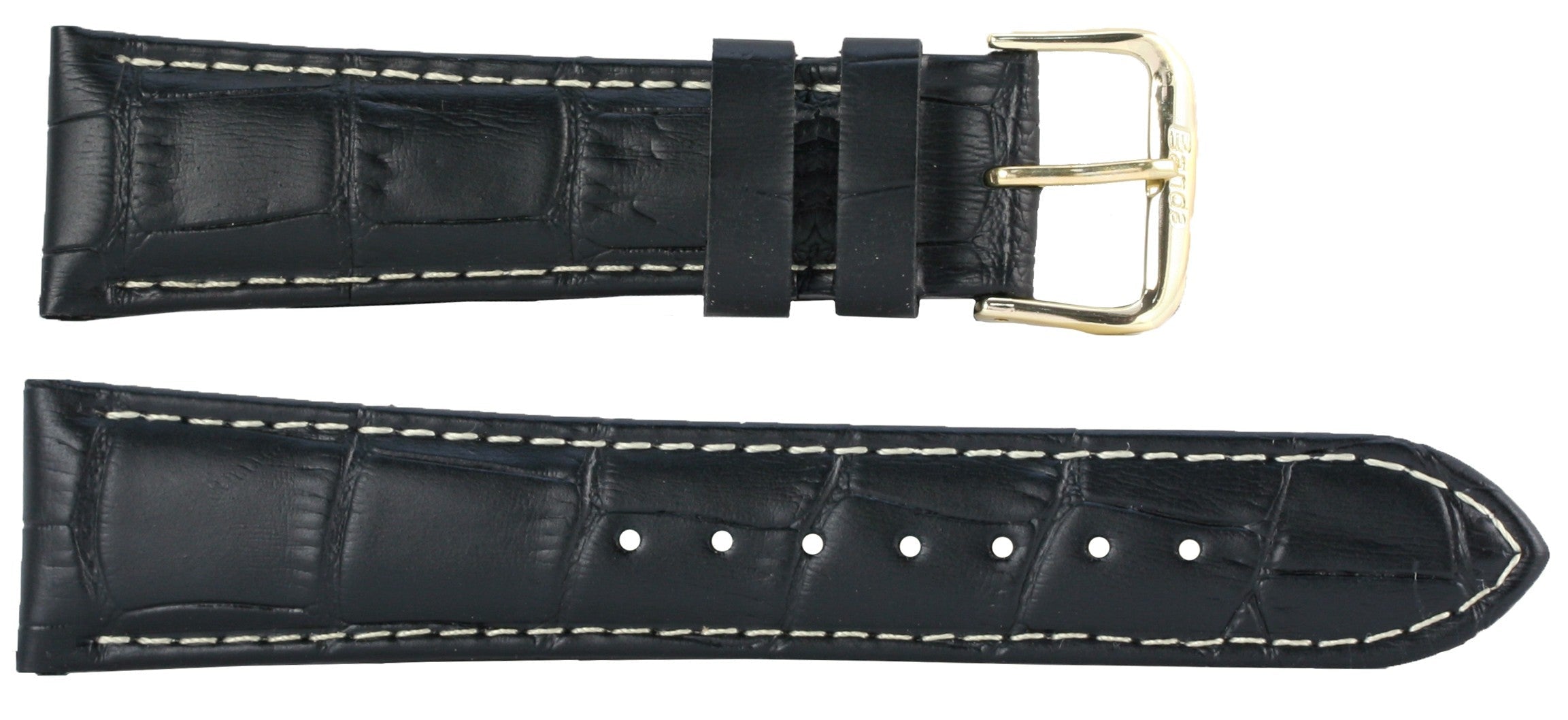 Banda No. 104 Alligator Grain Fine Leather Straps