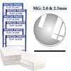 MG-MX70: 2.0MM & 2.5MM Thick Crystal Assortment (28.0~45.0mmby 0.5mm) Total of 70 PCs.