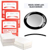 MGCB: Dome w/Black Ring Crystals, (20.0~34.0mm) Set of 22 PCs.