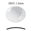 MGC: 1.2mm Thick Round Concave Low Dome Mineral Glass Crystal