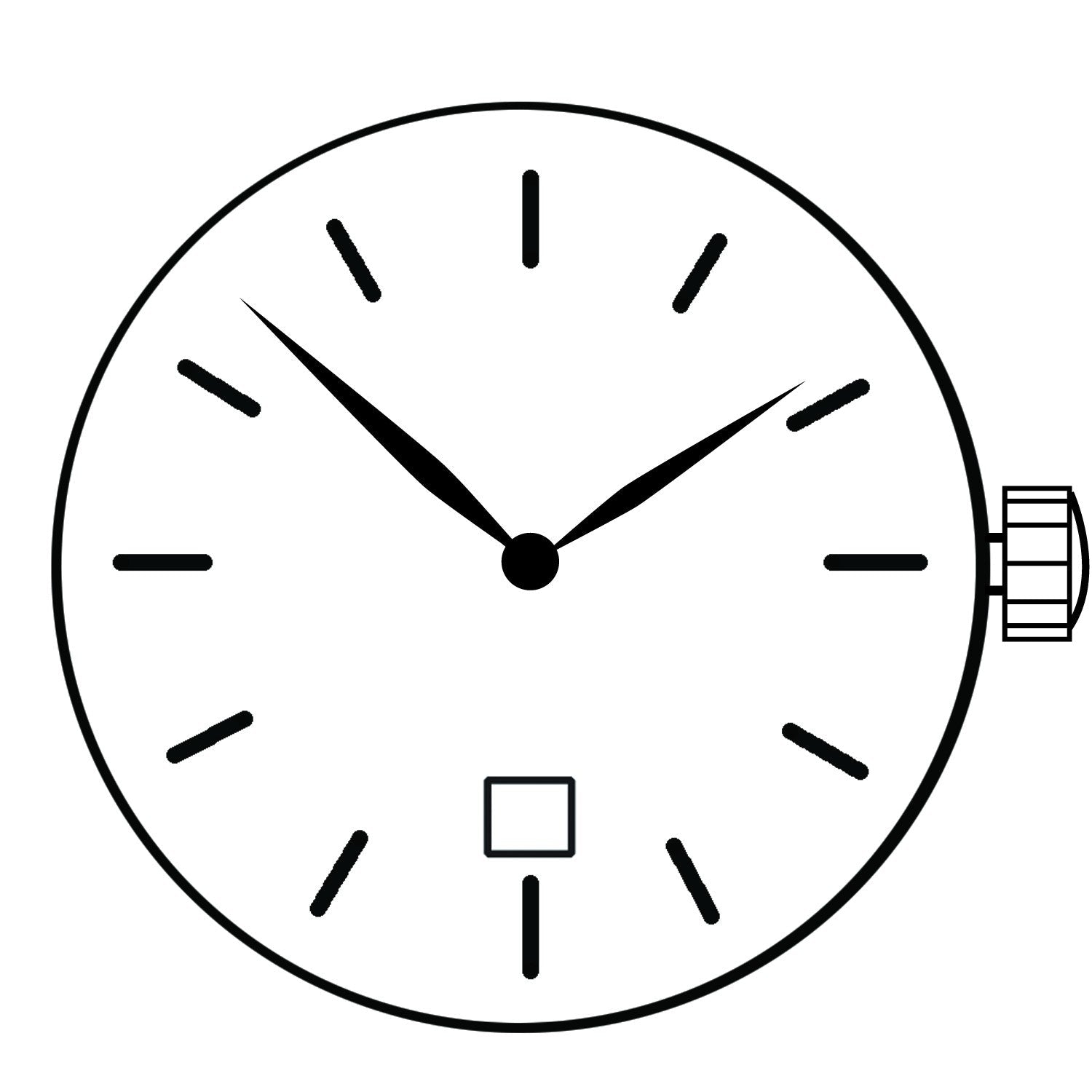 ETA F05.11A 2 Hands Swiss Parts Quartz Movement Ht.