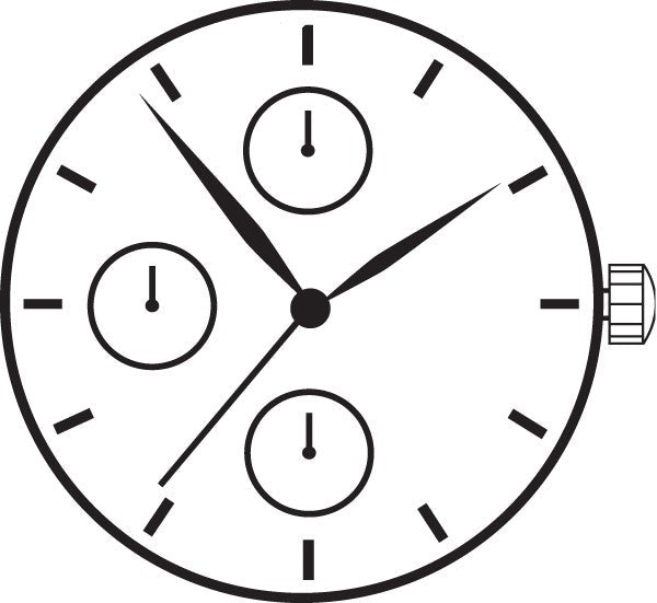 Hatorri VX3N Japan Quartz Movement HT 5.05MM