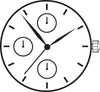 Hattori VX3N-HCP Japan Quartz Movement Ht. 5.44MM