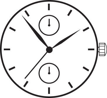 Hattori VX3R-HCP Japan Quartz Movement Ht. 5.44MM