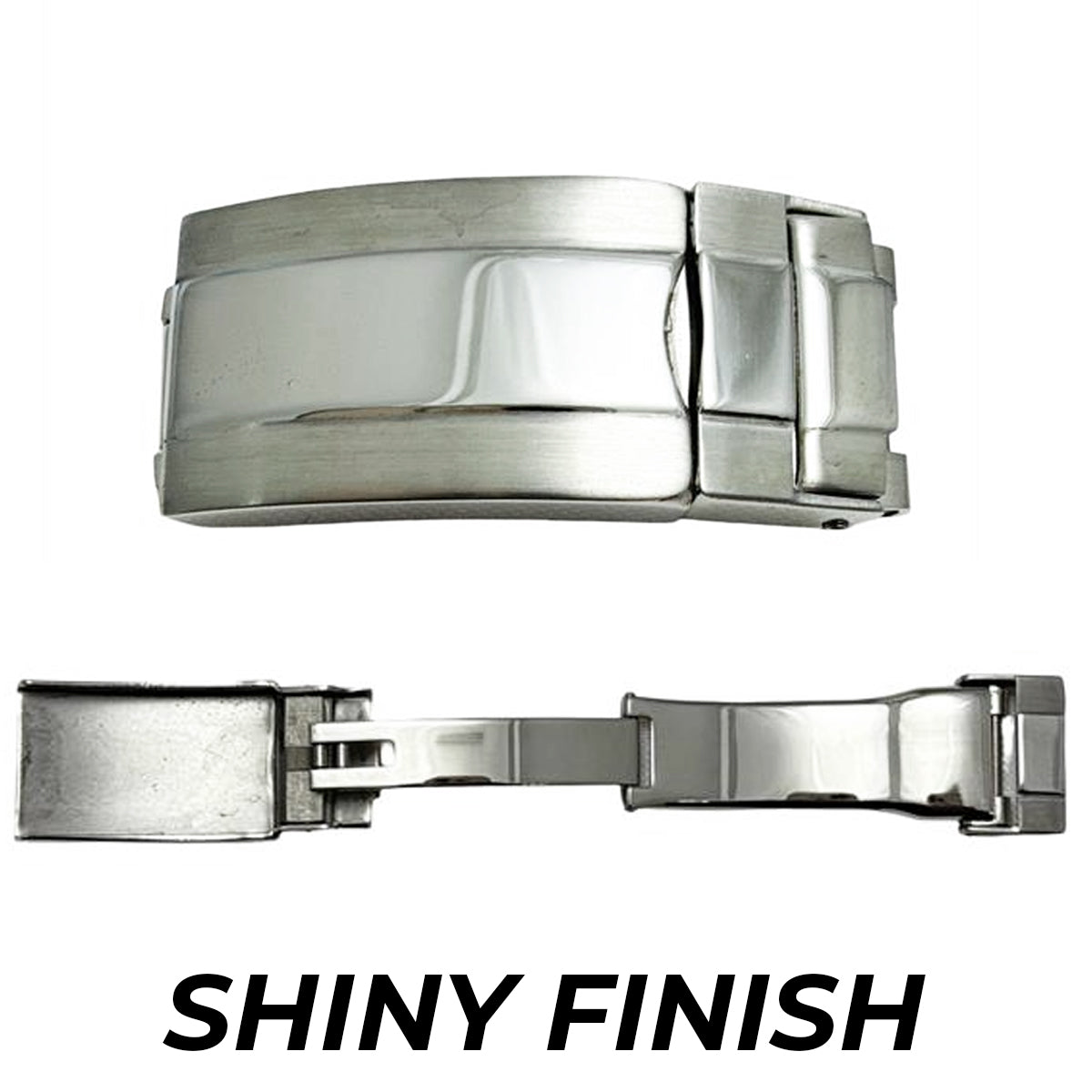BC40, Stainless Steel Watch Buckle Clasp Fits Rolex (16mm)