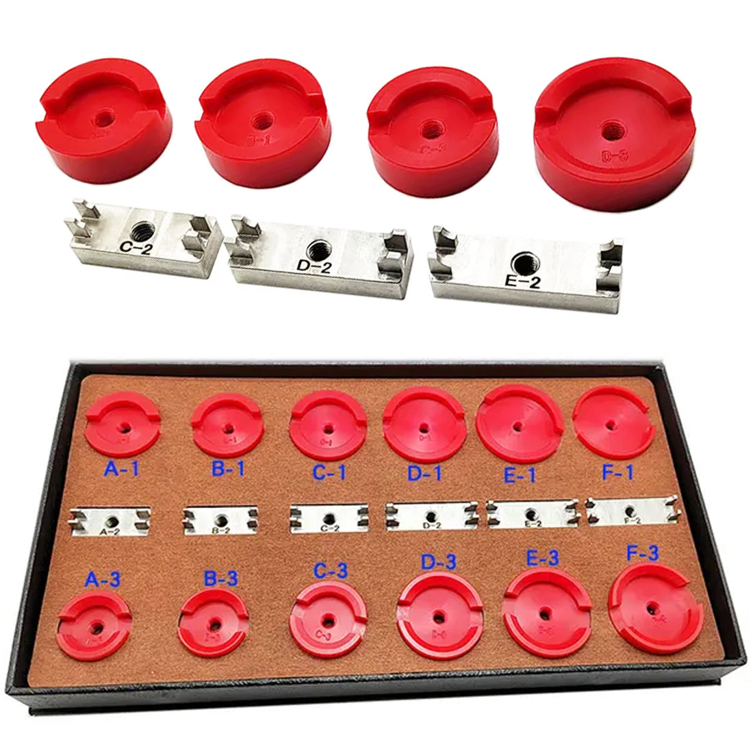 Watch Case Back Opener Dies Kit For OMEGA Constellation Watches (12 Dies Set)