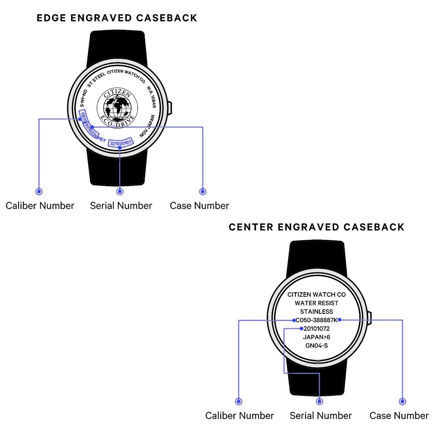 55-002933 Citizen Watch Crystal