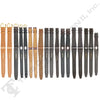 Gucci Leather Strap Assortment for Gucci Watches - Various Size / Colors (18 Total Bands)