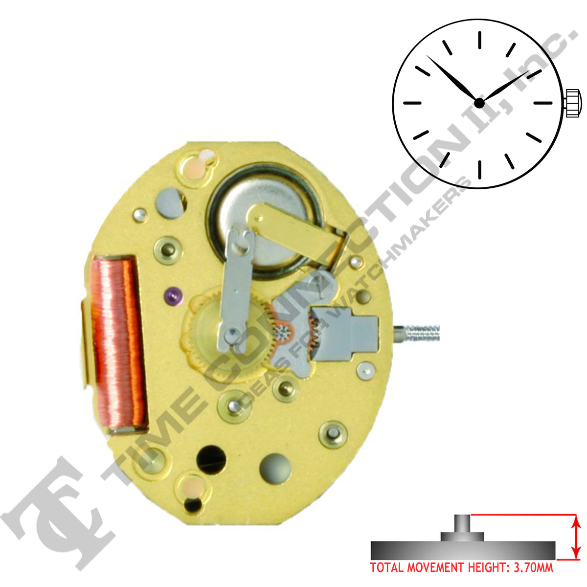 Harley Ronda 751E Swiss Made Quartz Movement (Various Heights)