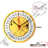 Harley Ronda 5021.D 3 Hands Swiss Made Quartz Movement Ht. 6.75MM