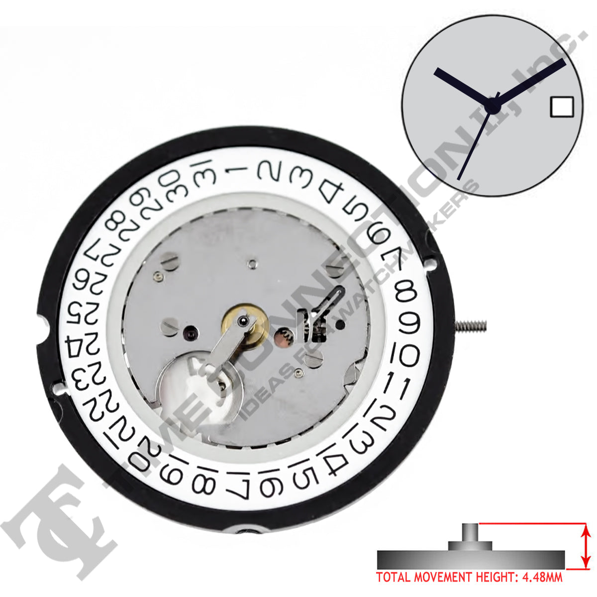 Harley Ronda 515 3 Hands Quartz Movement (Various Heights)