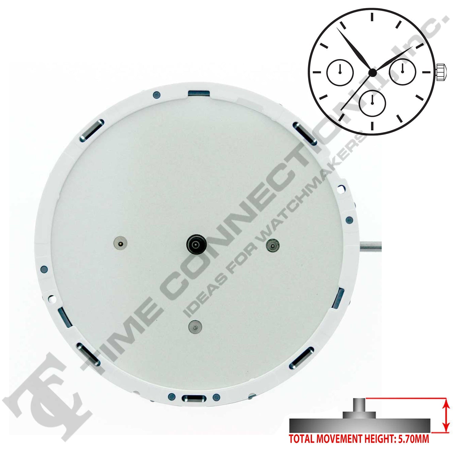 Miyota/Citizen LTD 6R29 Japan Quartz Movement Ht. 5.7MM