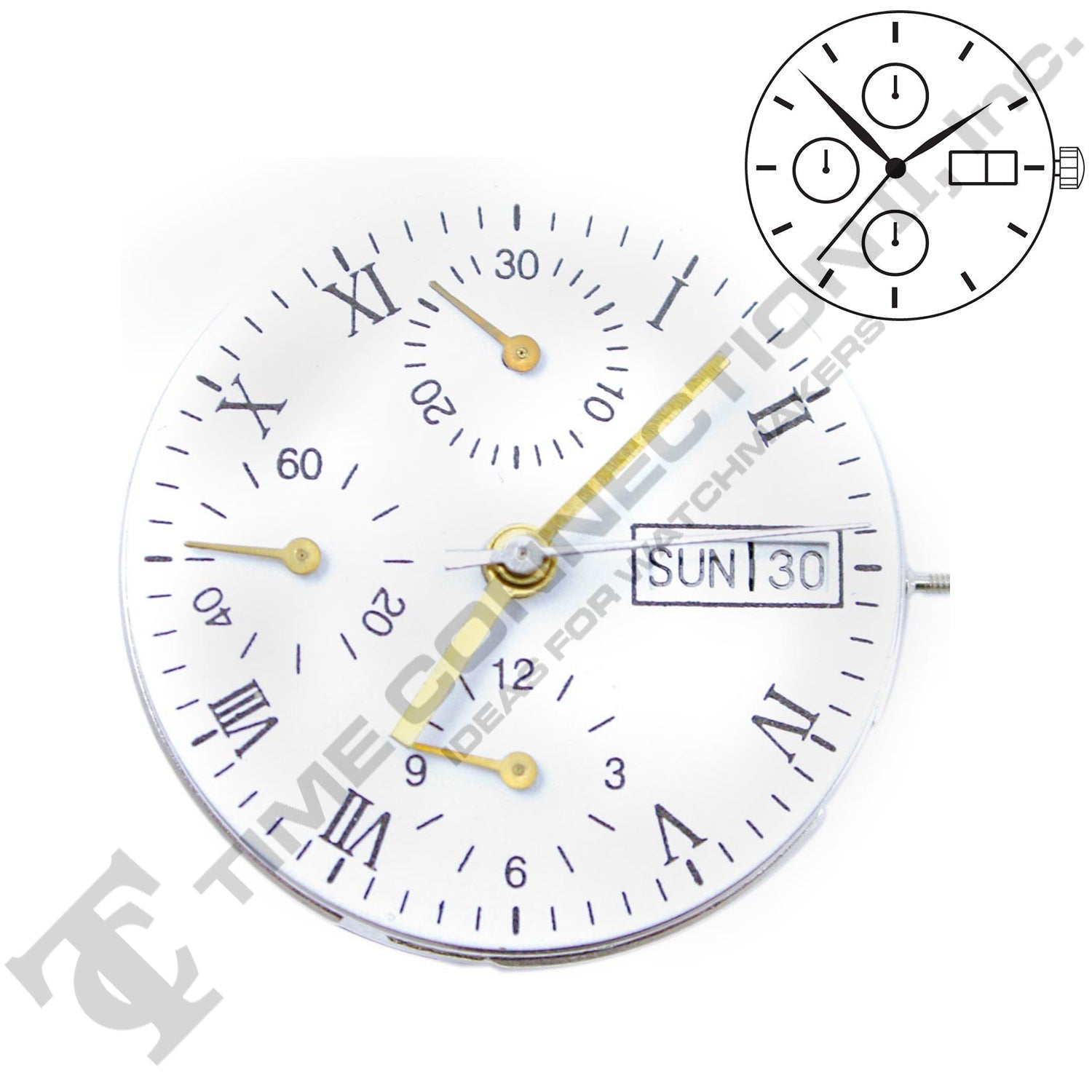 Chinese 7750 Automatic Movement