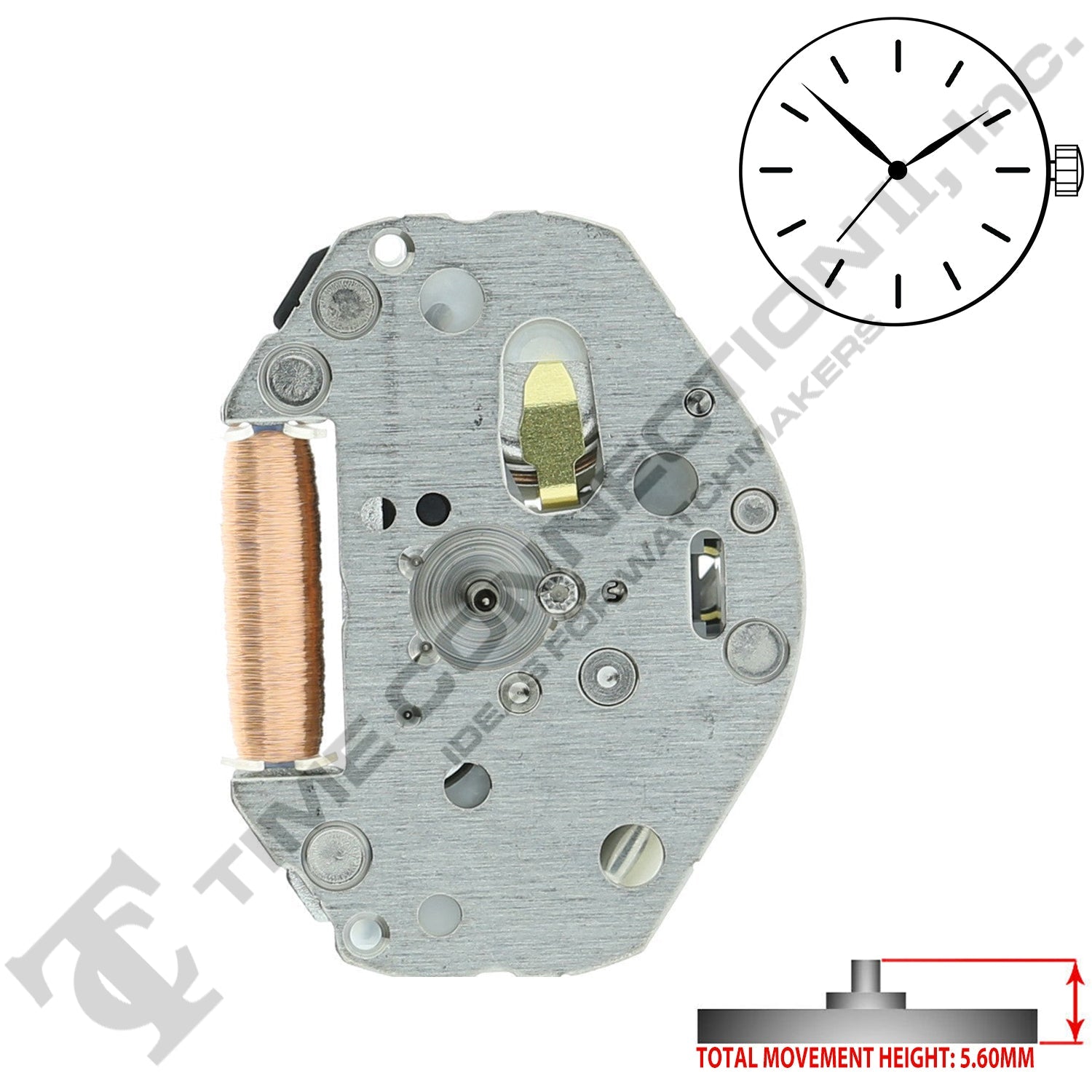 Miyota/Citizen LTD 2033 Japan Quartz Movement Ht. 5.60MM