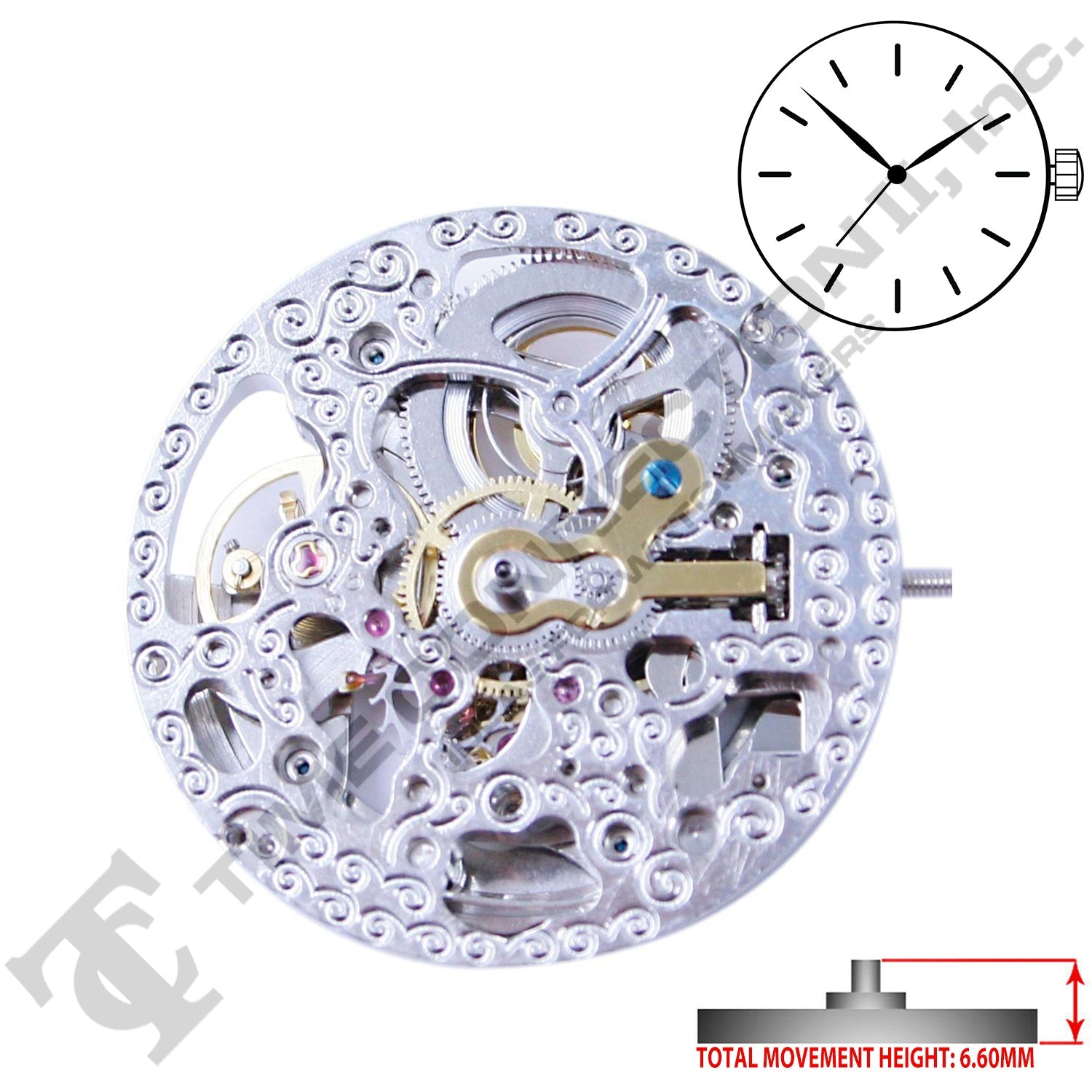 Chinese 2189-S Automatic Movement Ht. 6.60MM