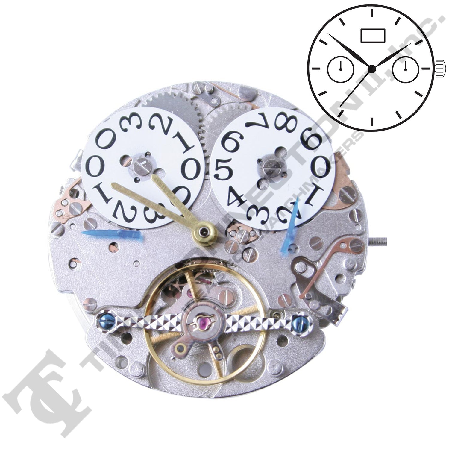 Chinese 2L55 Automatic Movement