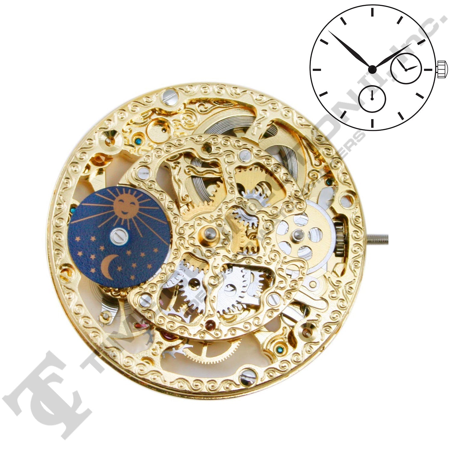 Chinese 9930 Mechanical Movement