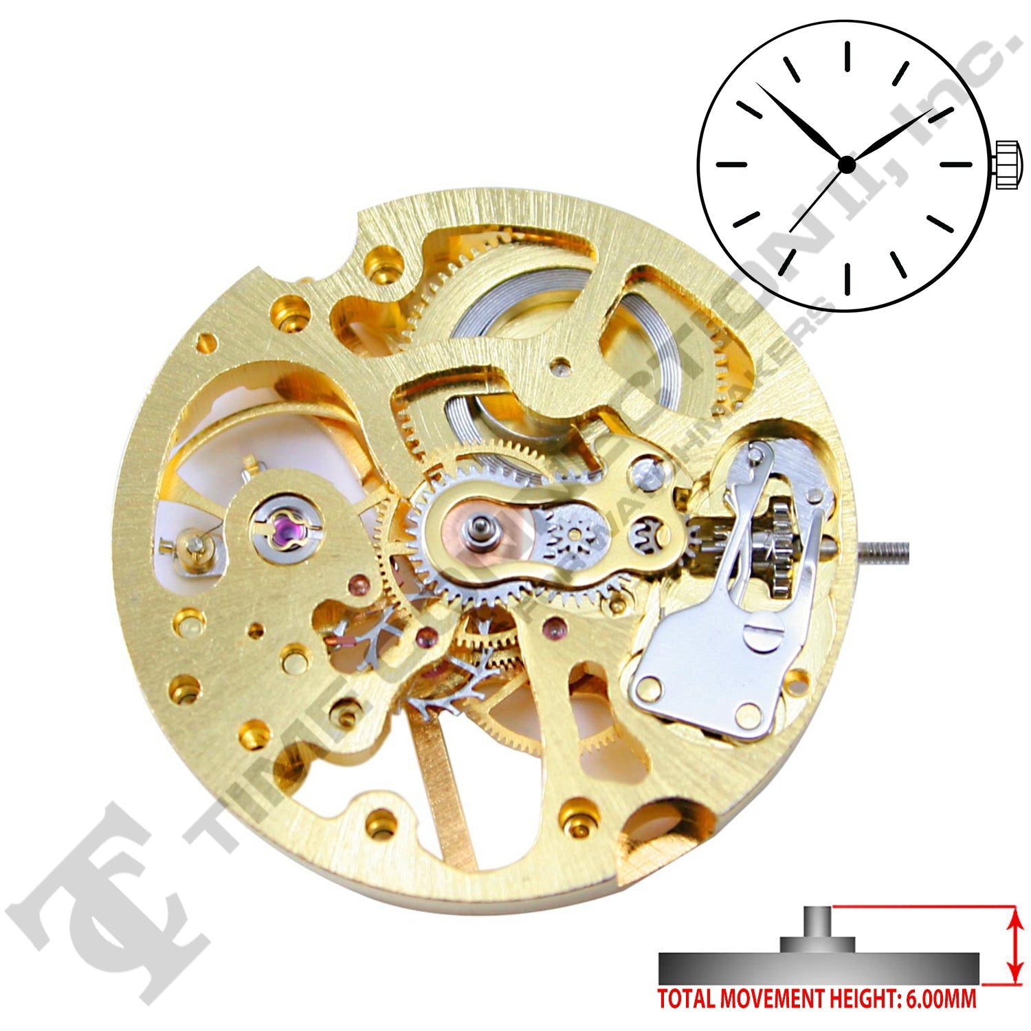 Chinese 2650-G Mechanical Movement Ht. 6.00MM